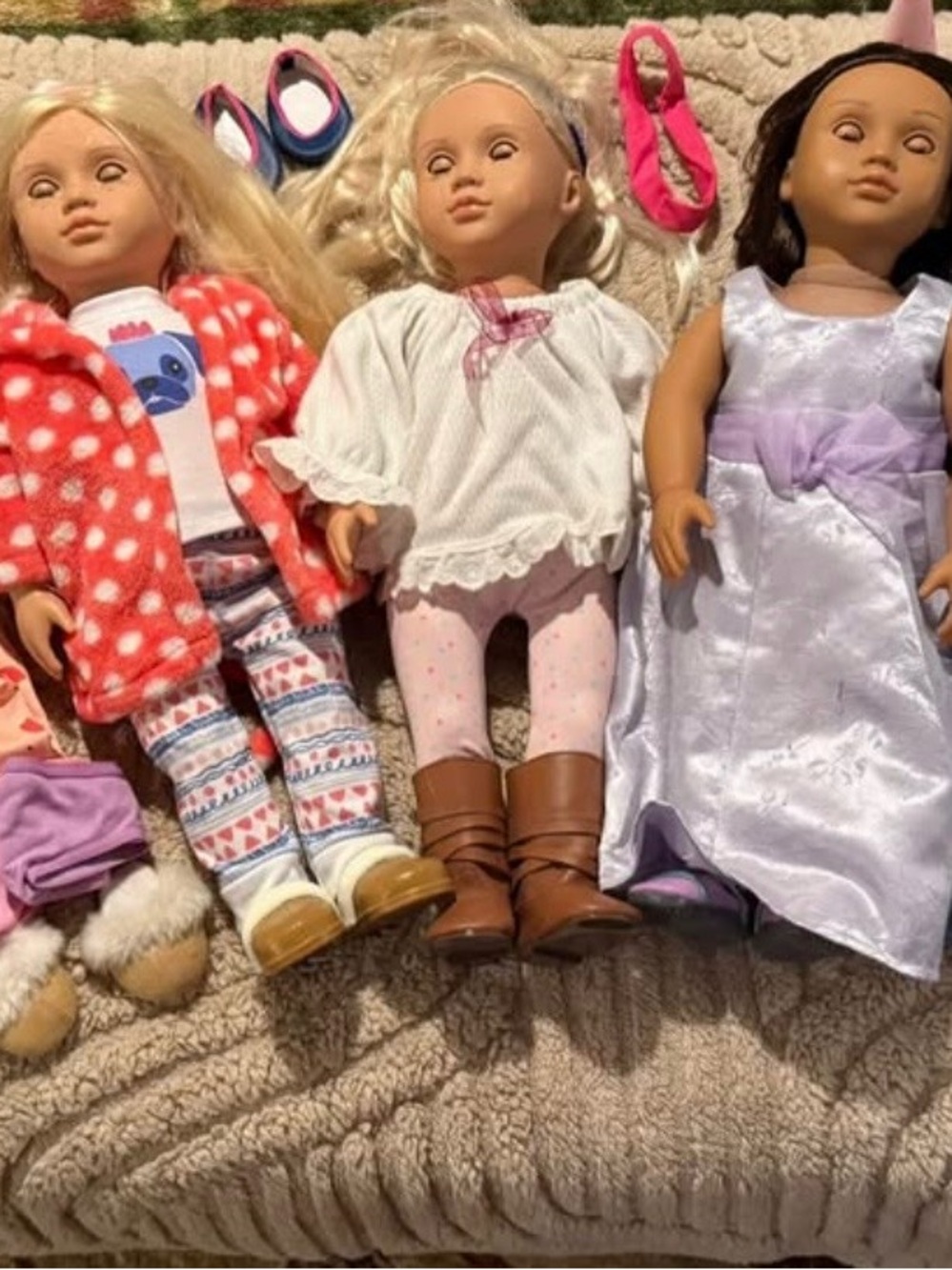 Our Generation dolls with accessories